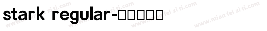 stark regular字体转换